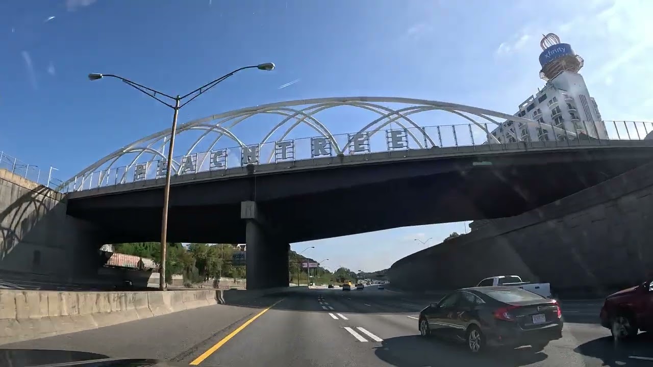 Refreshing Morning Drive from ATL Airport to Duluth | Serene Driving ASMR on I-85 NB