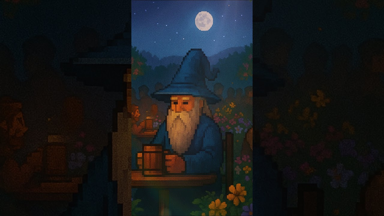 Spring Tavern Garden Night | Retro Fantasy Tavern RPG Soundtrack for Chill, Rest, Study