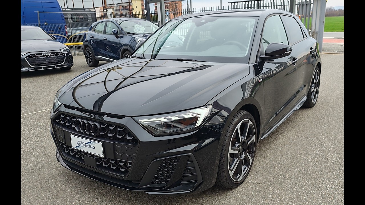 Audi A1 30 TFSI S-line S-tronic pack identity black NERO METALLIZZATO