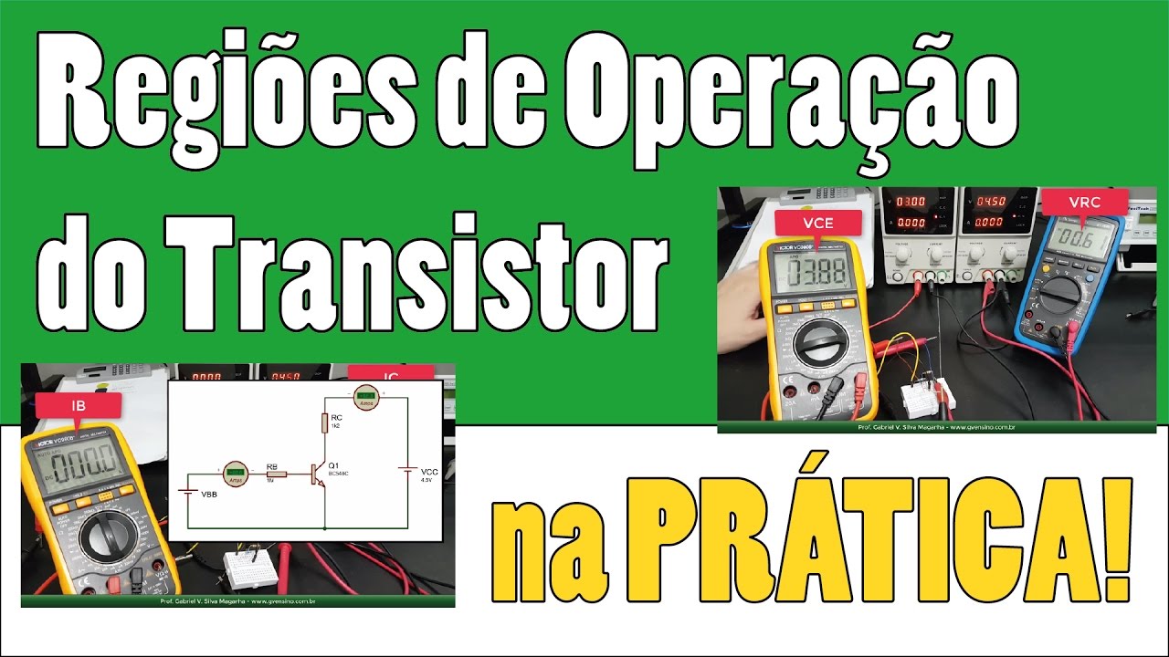 Transistor #20 - Transistor na prática: Regiões de Corte, Ativa e Saturação