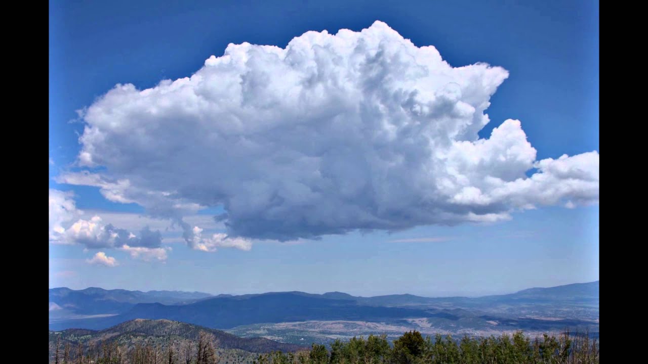 Mountain Thunderstorm Developing - Timelapse