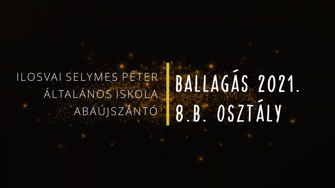 Ballagás 2021 8B Abaújszántó
