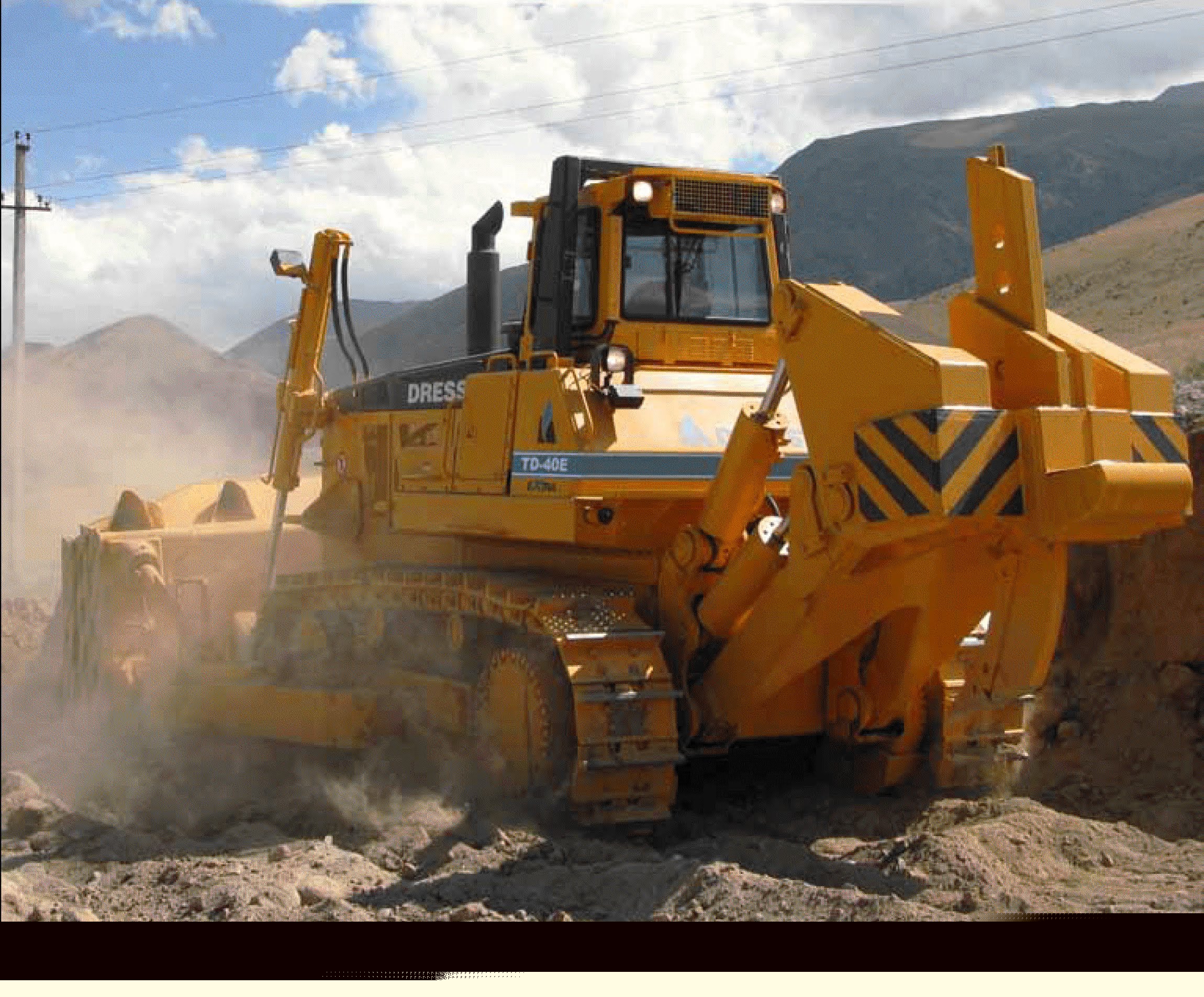 DRESSTA TD-40E Dozer.