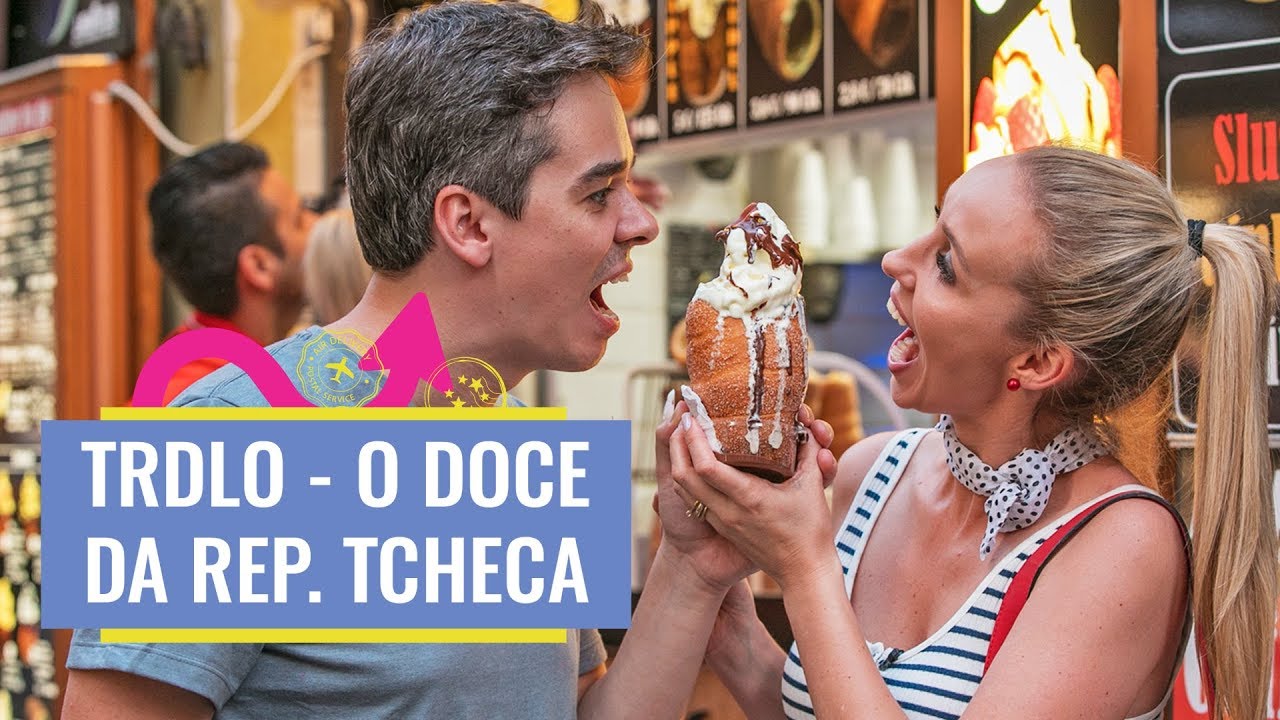 TRDLO - O Melhor Doce do Mundo? O mais Famoso da República Tcheca - Praga