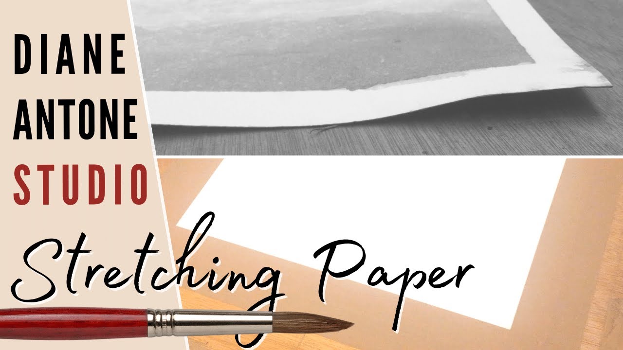 STRETCHING PAPER WATERCOLOR TUTORIAL