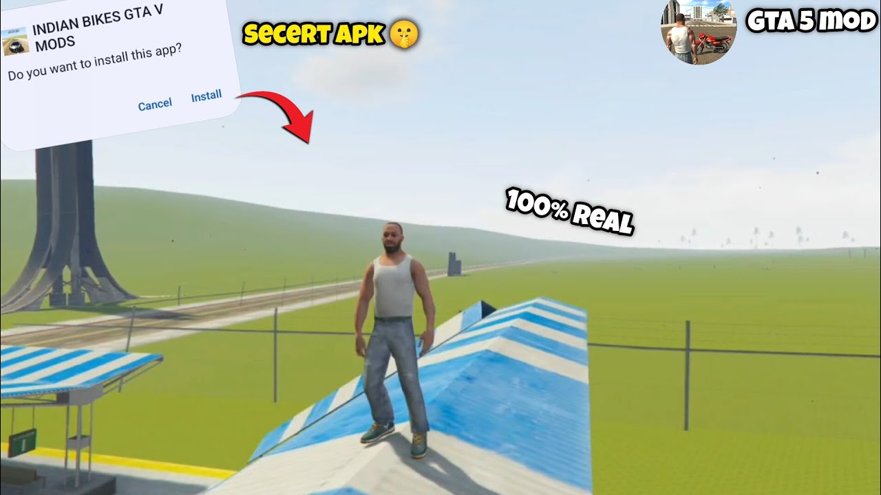 Ibd3d Gta 5 Mod Secert Apk 🤫💥 | Indian Bike Driving 3D gta 5 mod apk Download in Mobile 📲 💯🔥