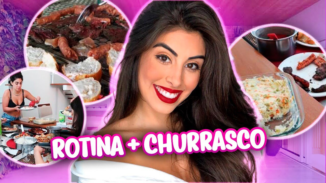 ROTINA: CHURRASCO DA FAMÍLIA DRUDI + MEU TREINO ACADEMIA + CUIDADOS COM A PELE + CABELO!