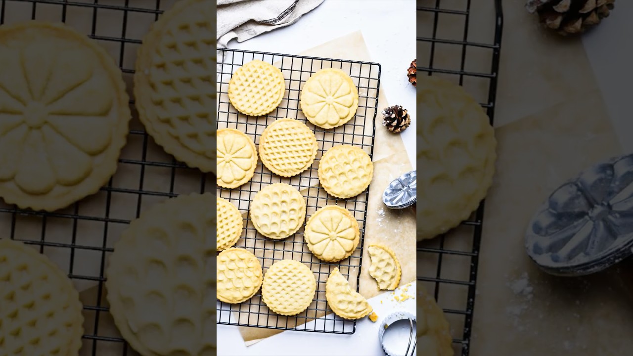 Easy classic shortbread cookies!