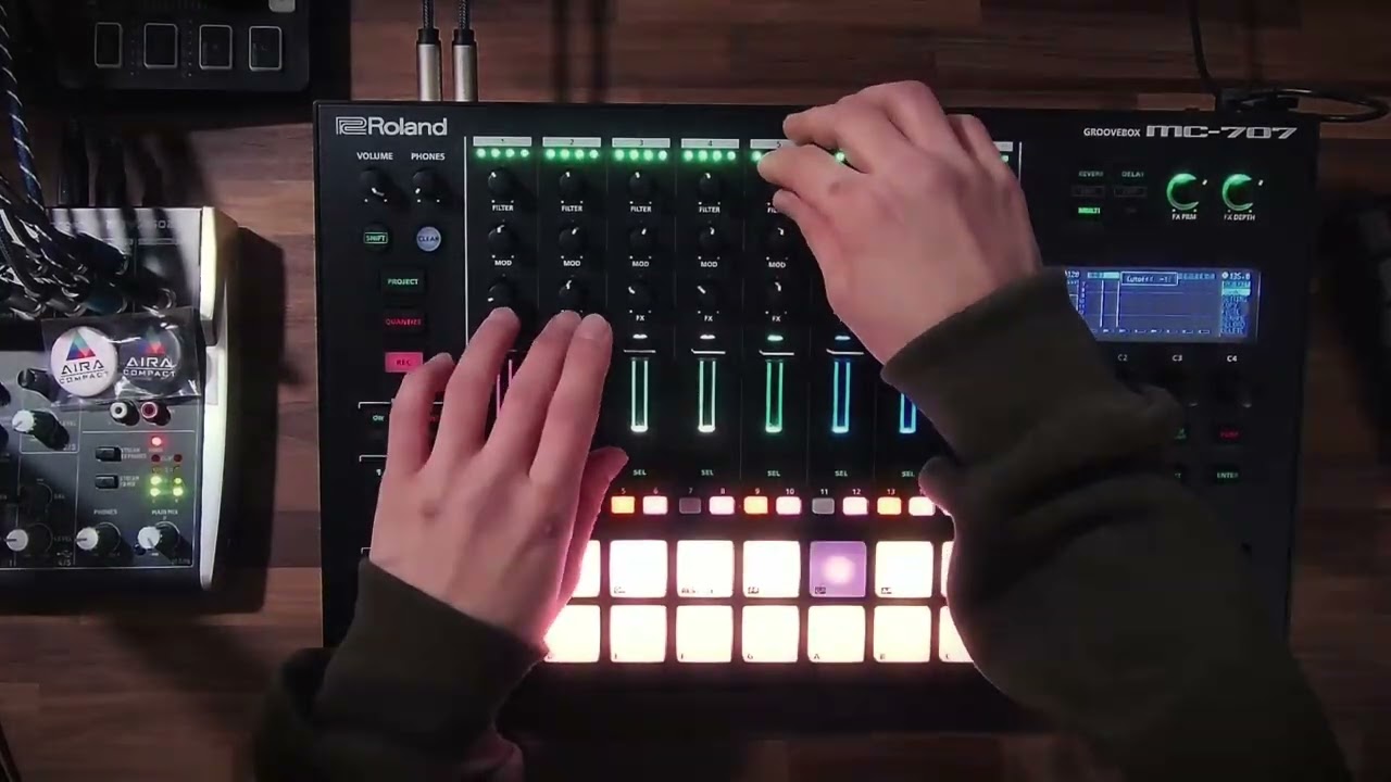 Roland MC-707 | Techno Jam | 2026-01-22