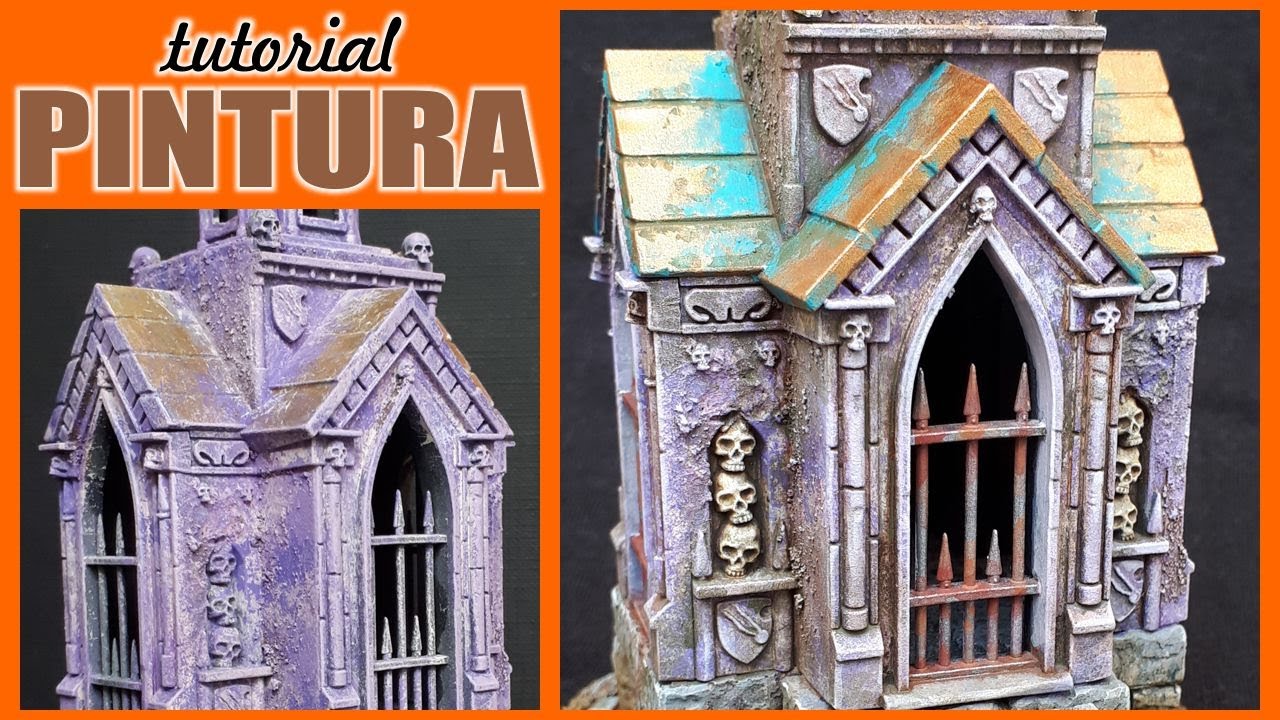 🎨 TUTORIAL de PINTURA estilo EL MARQUES 2 - Pintando desgaste y detalles. Escenografía WARHAMMER