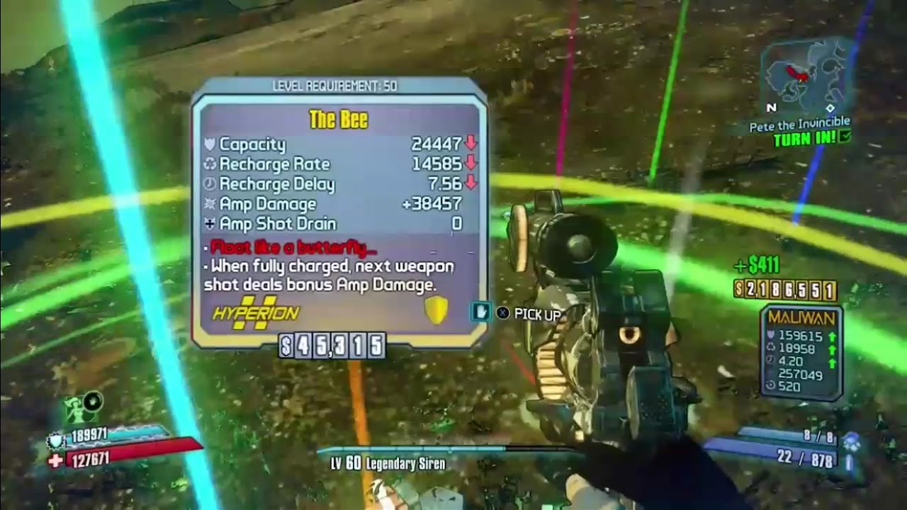 Borderlands 2 Easiest Bee Shield Ever!