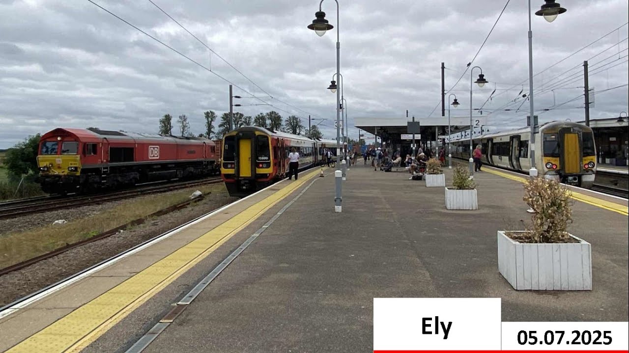 Trains at Ely - 05.07.2025 - ft: @faberoony90 & @addison_on_pawz