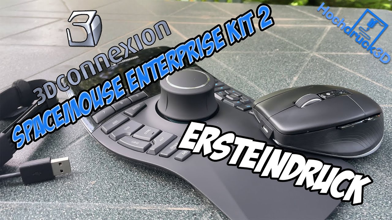 3Dconnexion SpaceMouse® Enterprise Kit 2 – erster Eindruck und Unboxing
