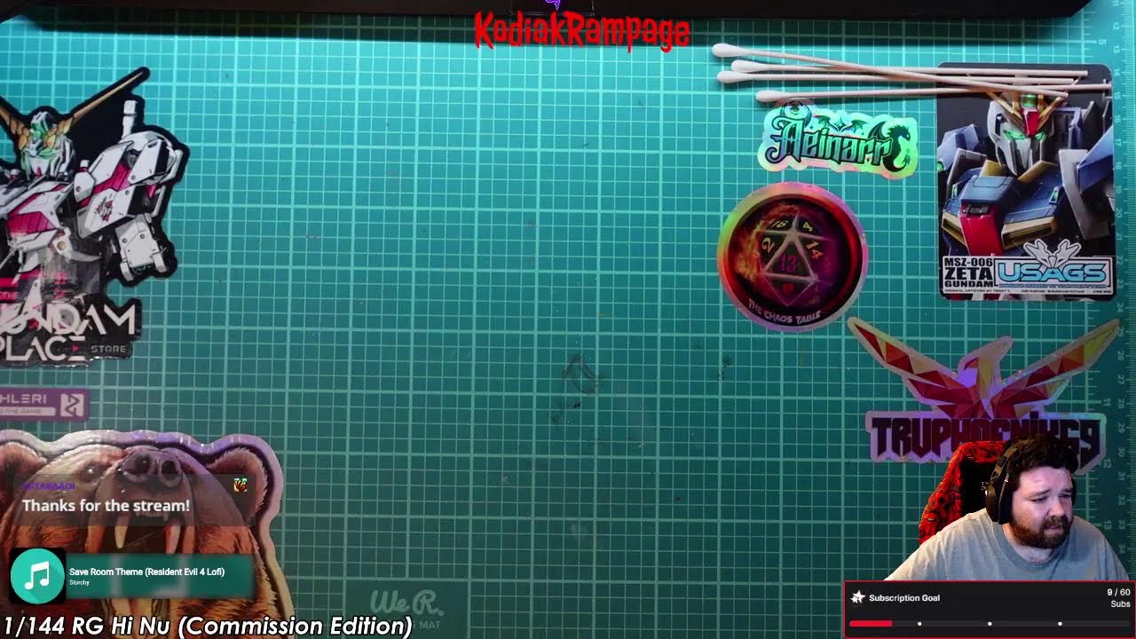 Commission Build RG Hi Nu | Panel lining in white