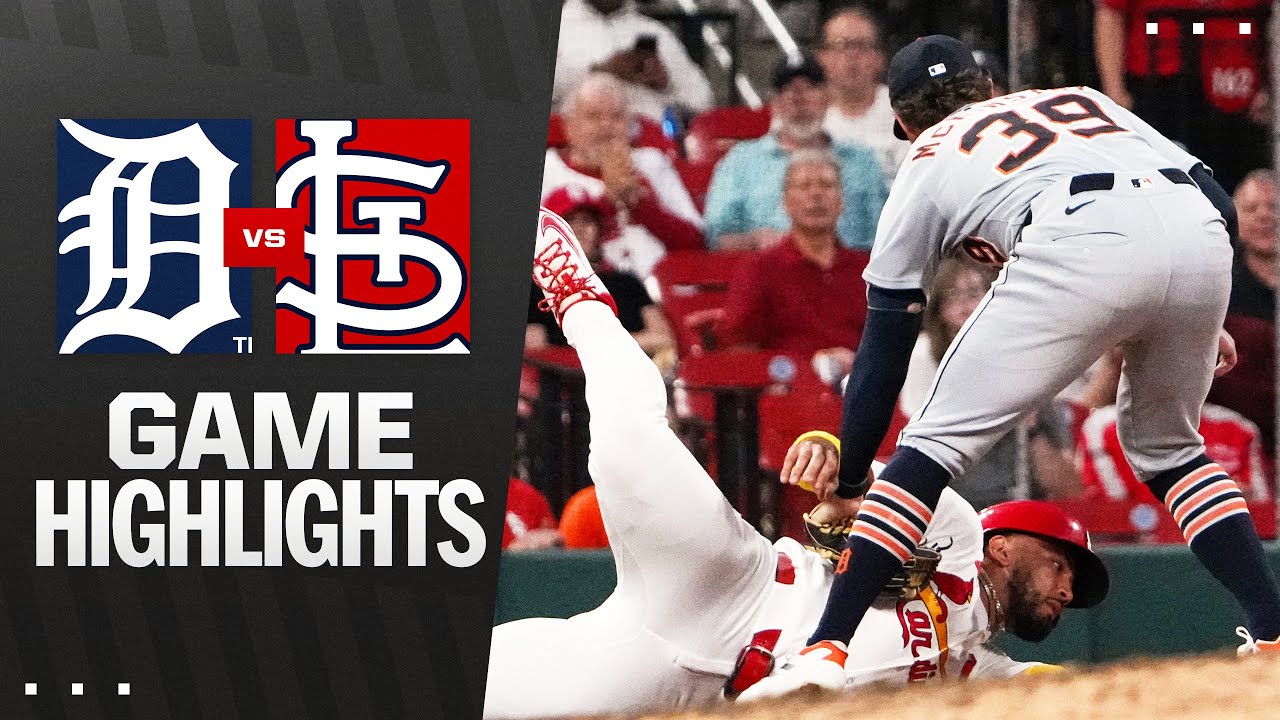 Tigers vs. Cardinals Game Highlights (5/20/25) | MLB Highlights