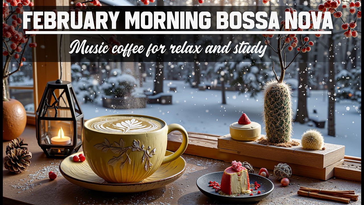 Morning Coffee Jazz ☕ February Bossa Nova Music for Work, Study | Calm Vibes