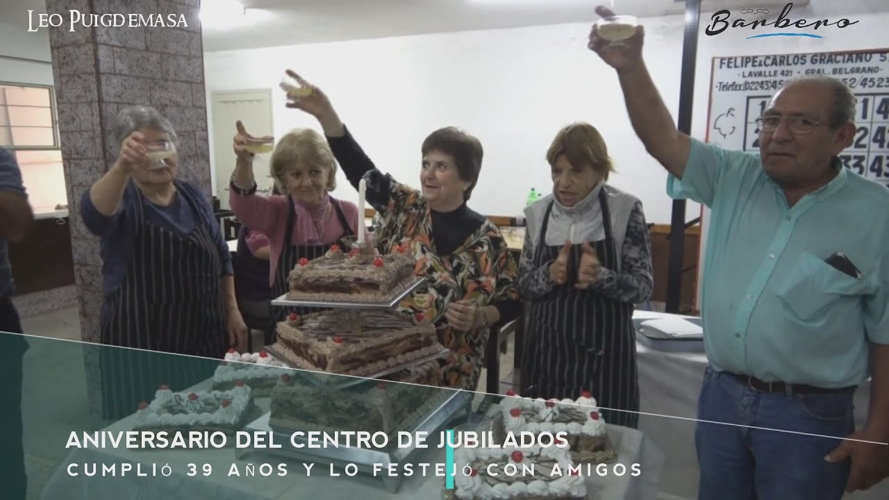 39° ANIVERSARIO DEL CENTRO DE JUBILADOS