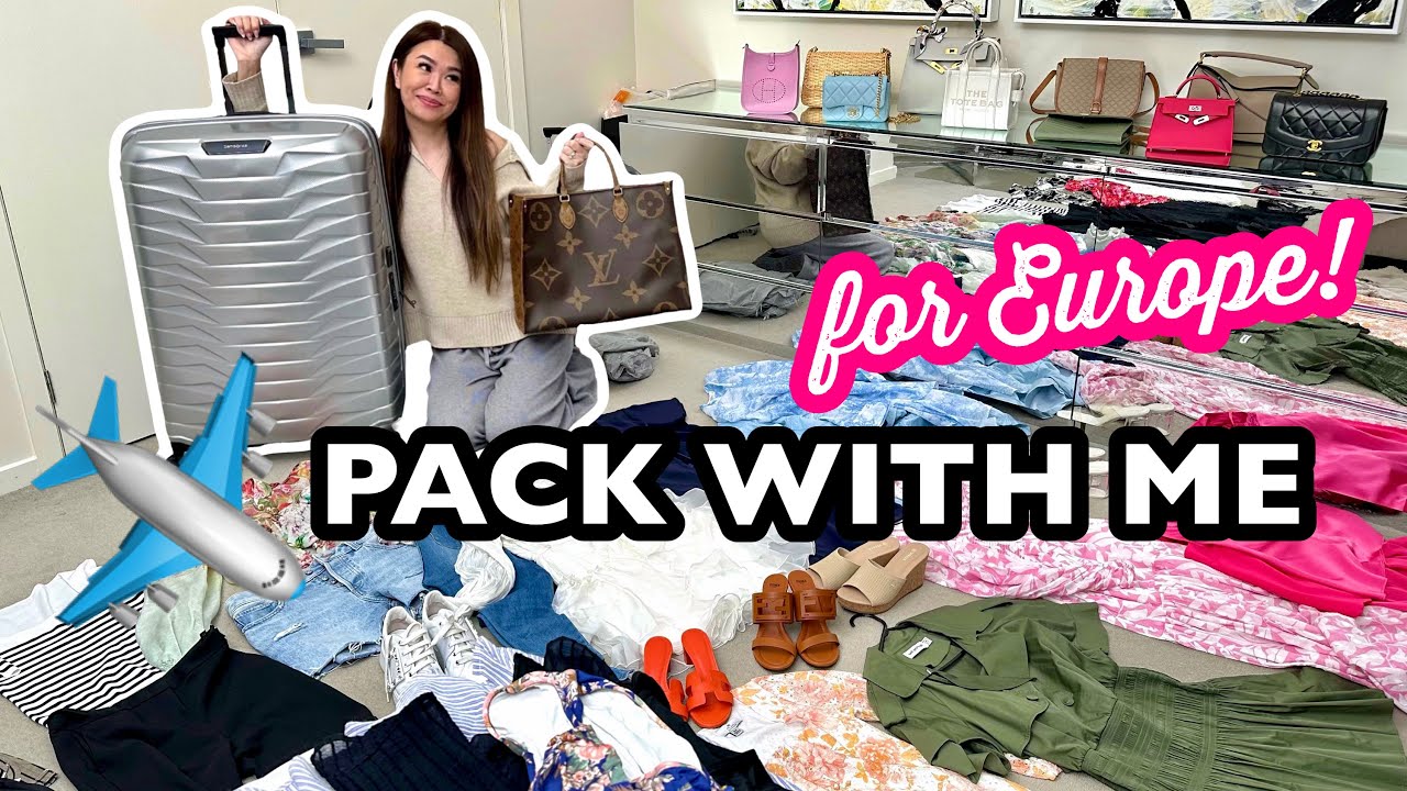 ВОЗЬМИТЕ ВЕЩИ С СОБОЙ В ЕВРОПУ *Как я упаковываю свои предметы роскоши + Советы по упаковке в дор...