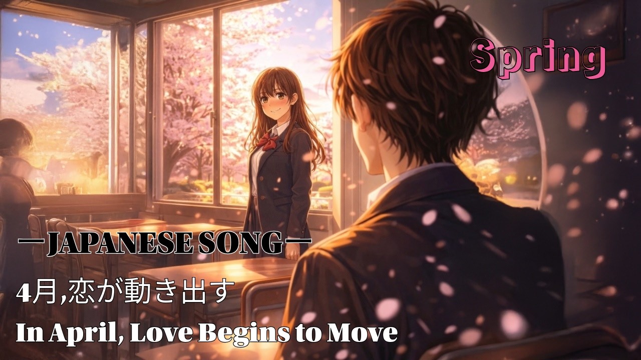 【春に聴きたい】4月、恋が動き出す｜男性目線の日本語ラブソング