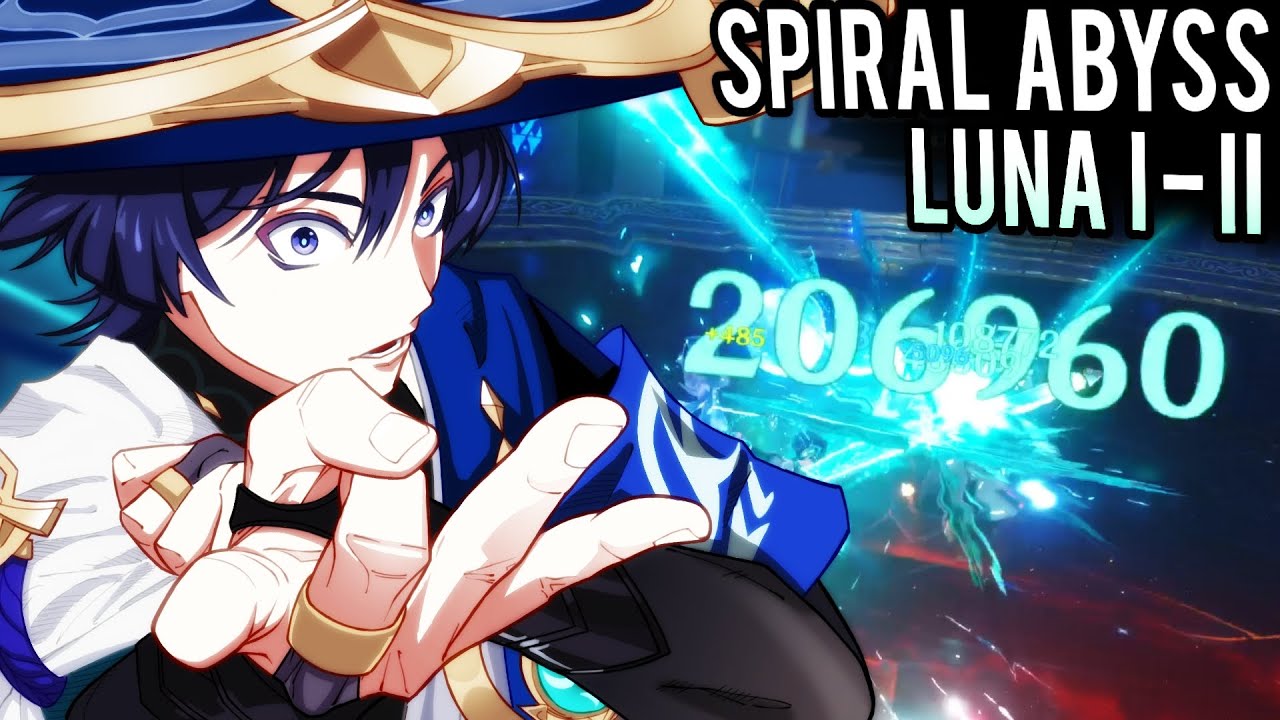 C6 R5 Wanderer Luna I-II Spiral Abyss Speedrun [Genshin Impact 6.0-6.1]