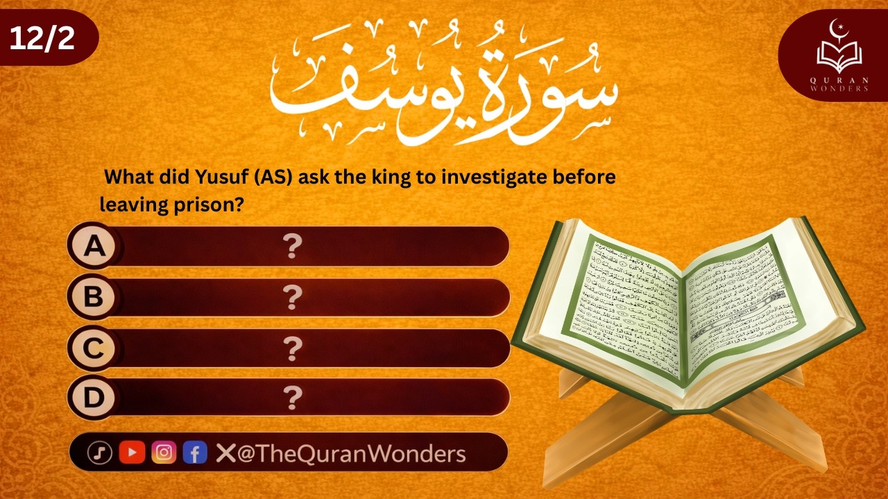 Surah Yousaf Test | Improve Your Quran Understanding P2