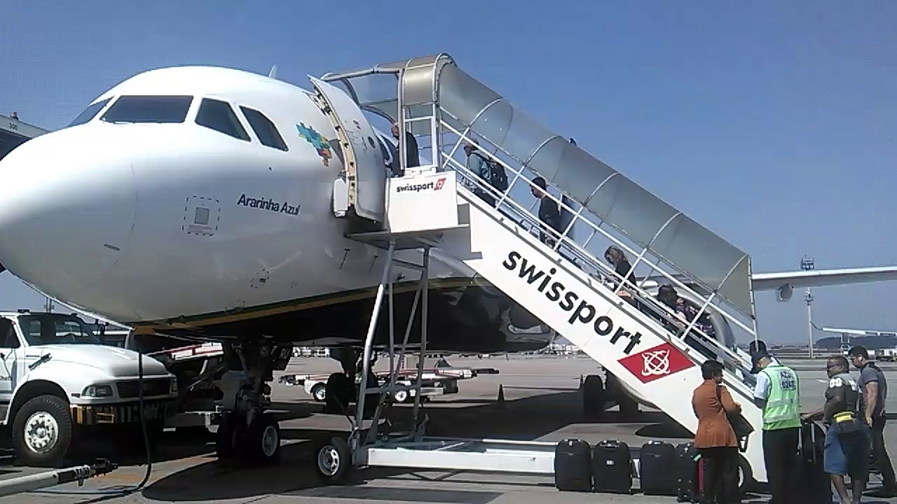 Veja por dentro do avião A320 da Azul, Aeroporto de Guarulhos(GRU) São Paulo-Brasil