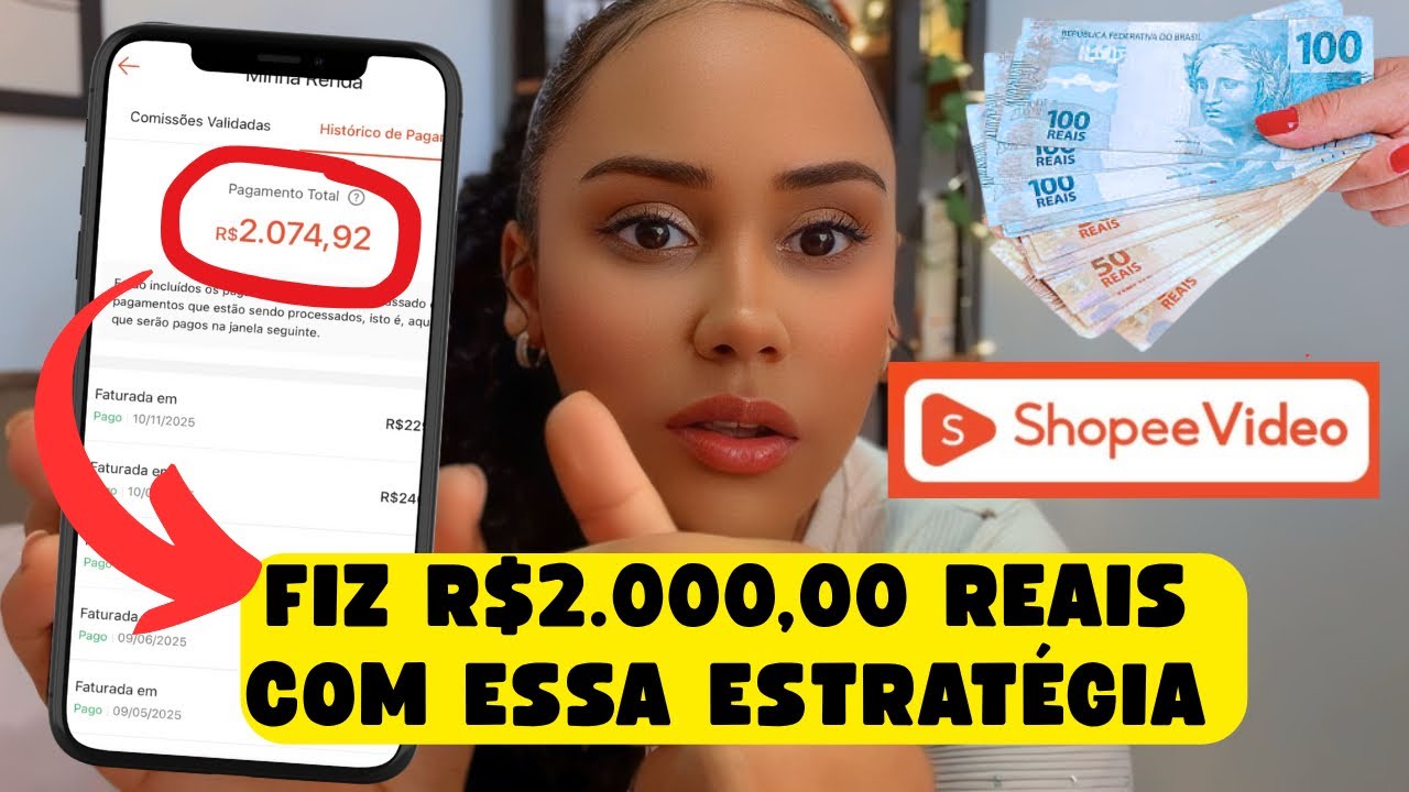 💸AFILIADO SHOPEE | COMO FIZ MAIS DE 2000 REAIS COM A SHOPEE VIDEOS - Passo a passo 