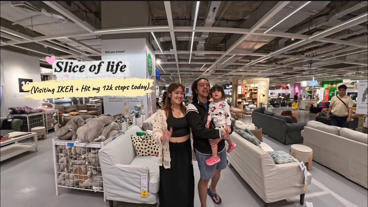 Visiting Ikea with our toddler / Window shopping / Hit my 12k steps today | Slice of Life