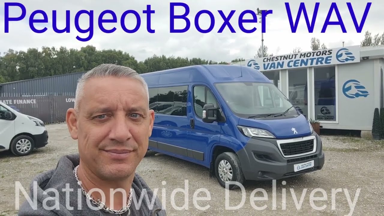Peugeot Boxer WAV Wheelchair Access Vehicle For Sale Camper Day Van Air Con LWB L3H2 2019 Finance