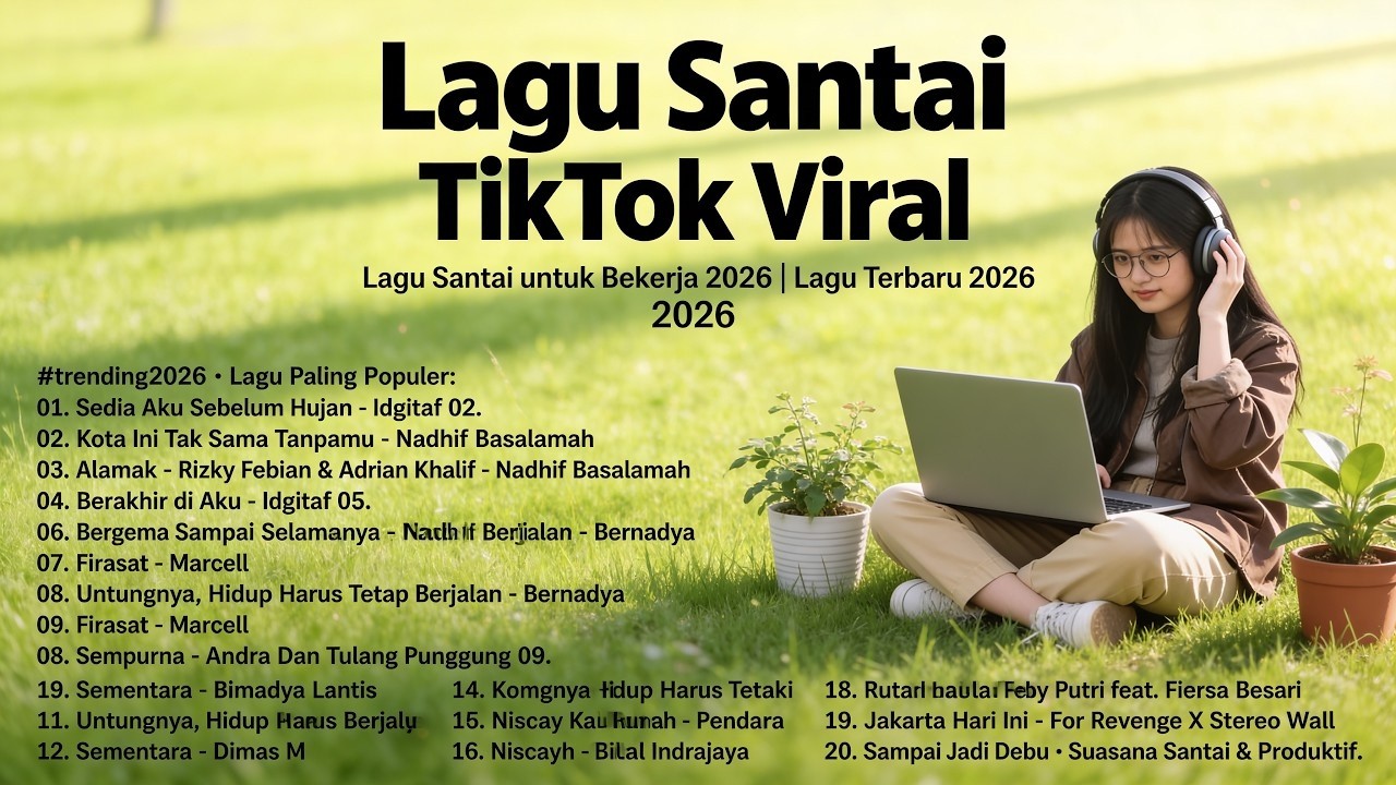 Lagu Santai Tiktok Viral 2026 — Lagu Santai Buat Kerja 2026   Lagu Terbaru 2026 #trending2026