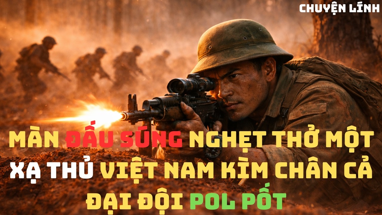 Màn Đấu Súng Nghẹt Thở Ở Chiến Trường K _ Một Xạ Thủ Việt Nam Kìm Chân Cả Đại Đội Pol Pốt.