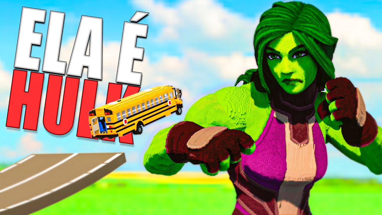 Ela é o Hulk, SheHulk no Teardown com Mods