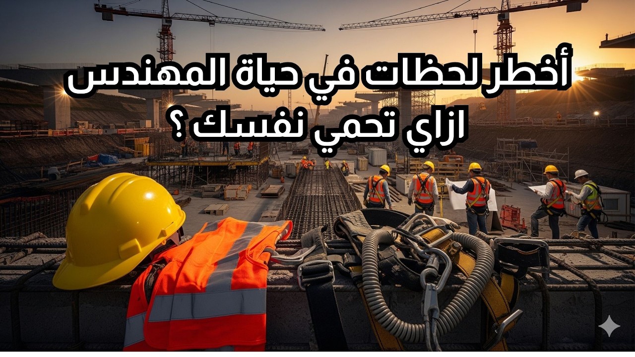 خطأ واحد قد ينهي كل شيء! | أسرار السلامة المهنية في مواقع البناء