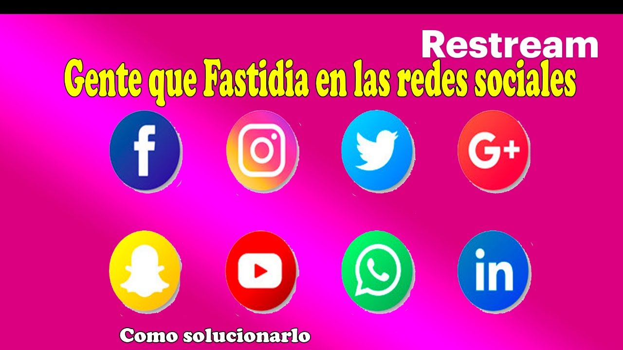Gente que fastidia en las redes sociales