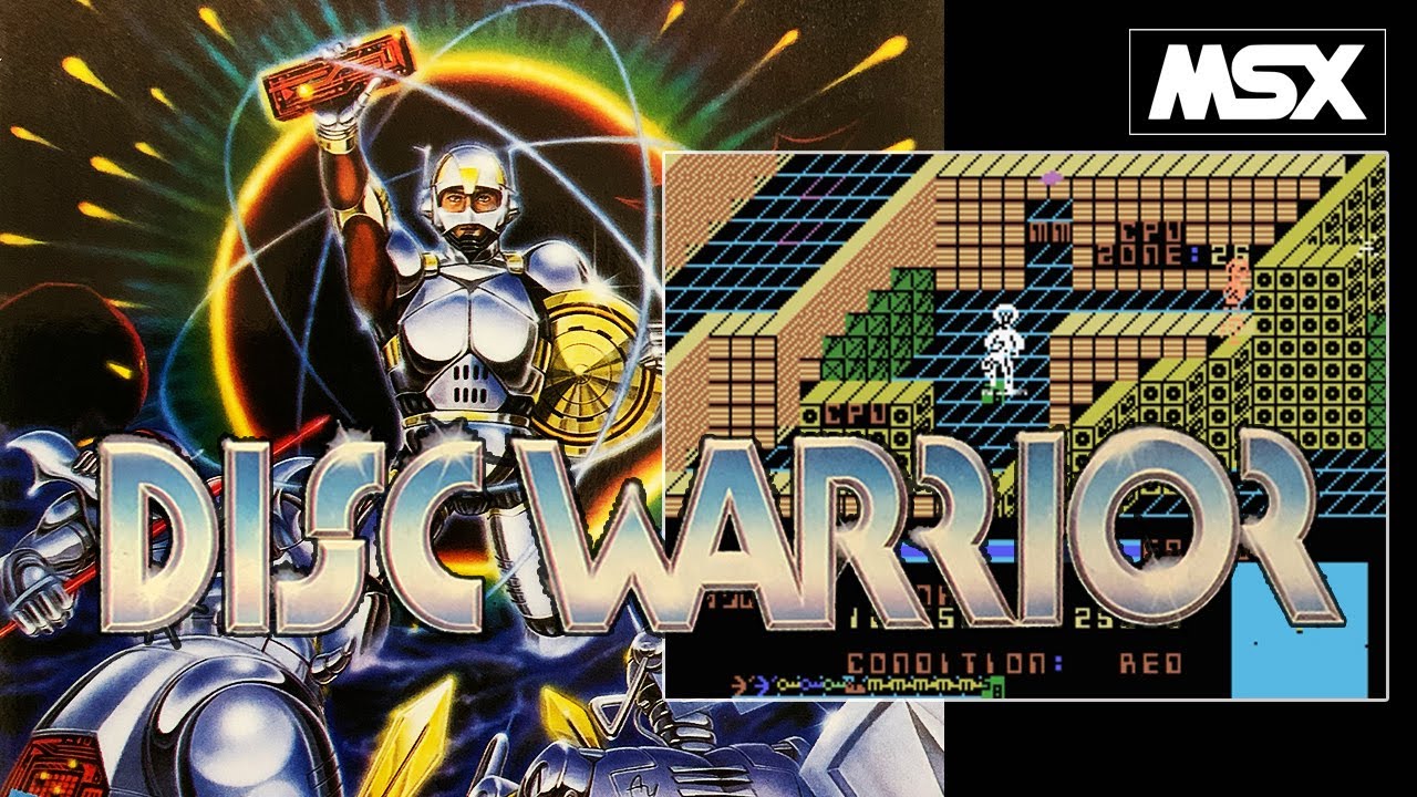 【MSX】ディスクウォーリア (マイクロキャビン）   起動～エンディングまで / DISC WARRIOR (MICROCABIN)