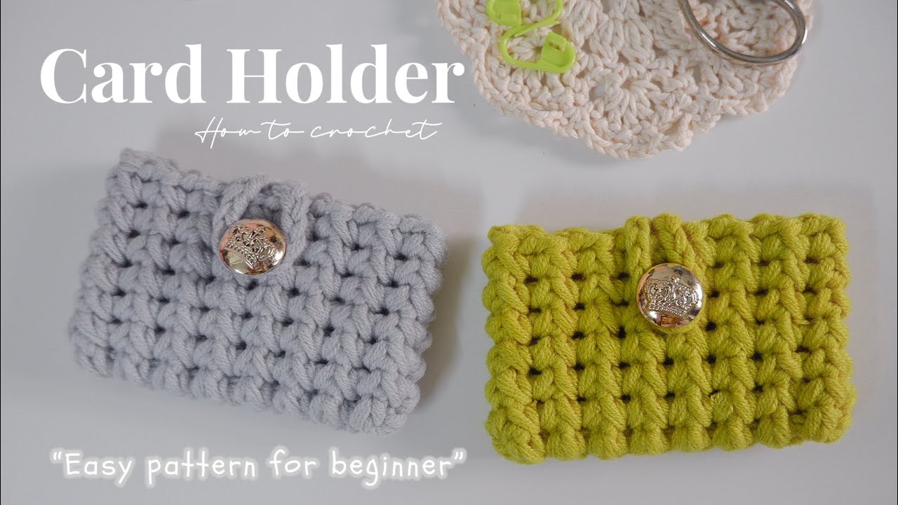 Crochet Wallet , Card Holder | Easy pattern | How to Crochet