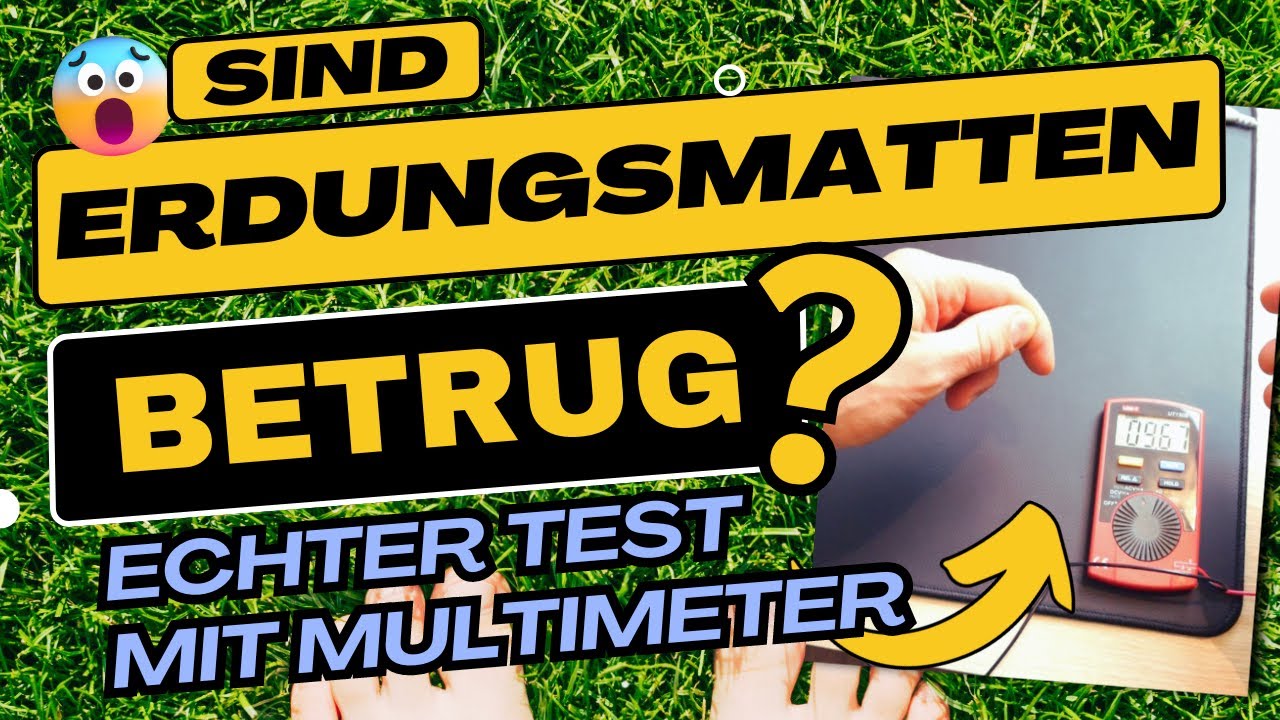 Erdungsmatte Betrug? Echter Test mit Strommessgerät Enthüllt die Wahrheit