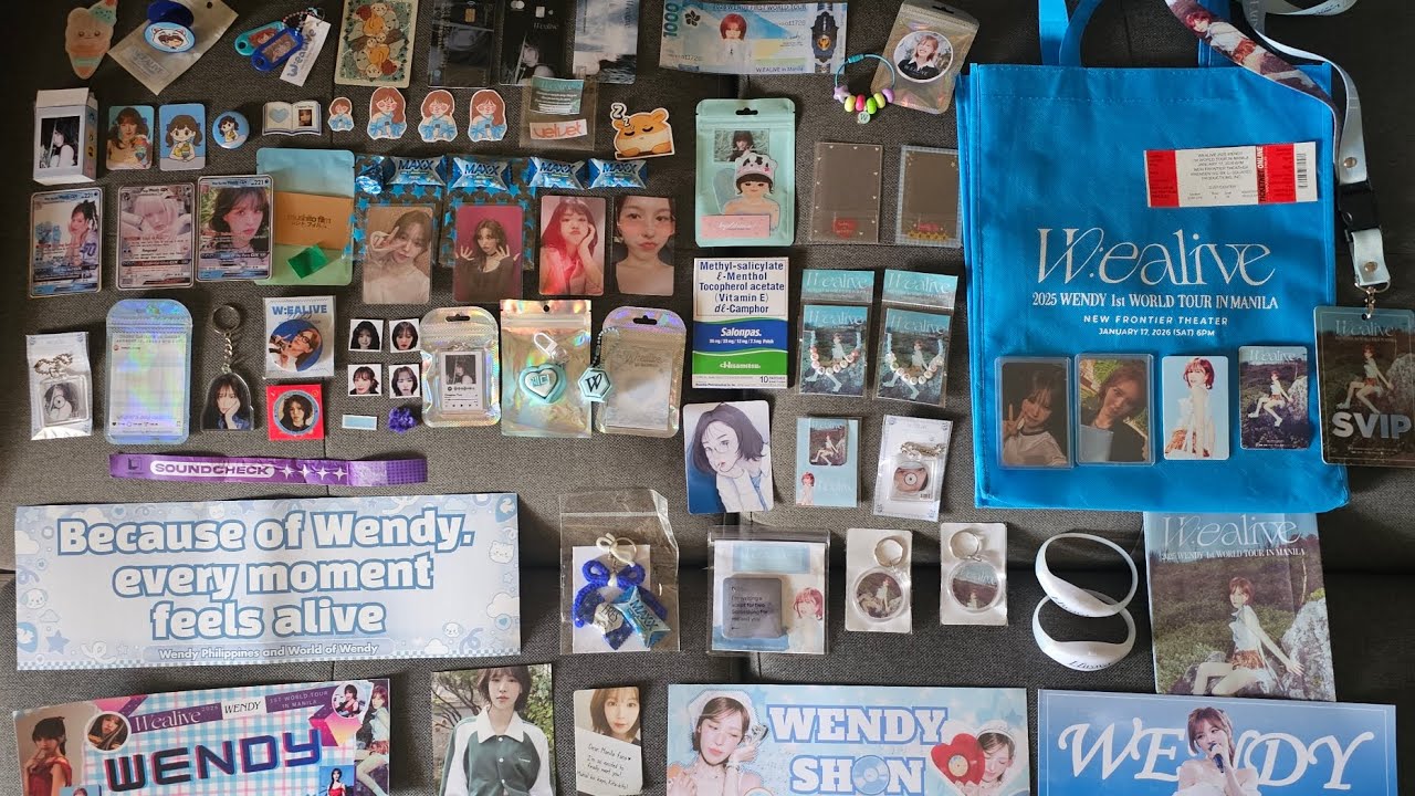 Freebies 🥰 Thank You ❣️【01.17】 WENDY 1st WORLD TOUR W:EALIVE IN MANILA