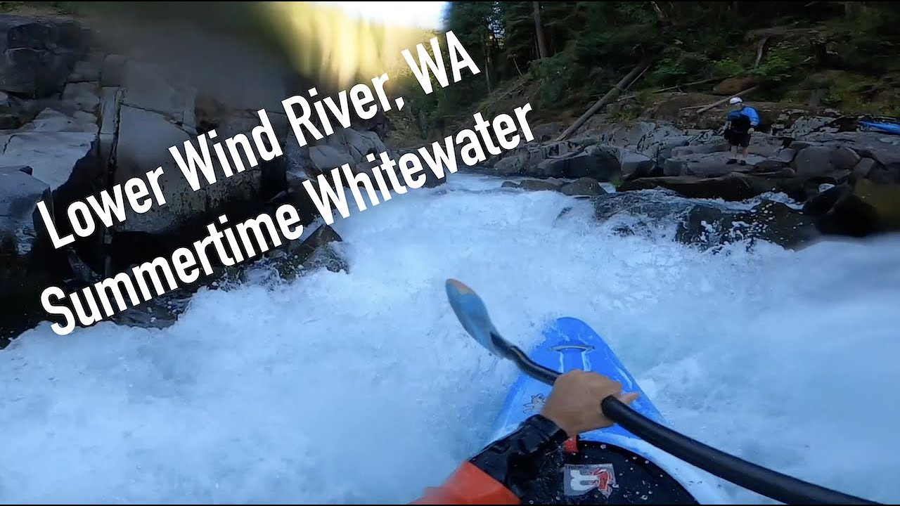 Lower Wind River Whitewater Kayaking in the Pyranha 9R
