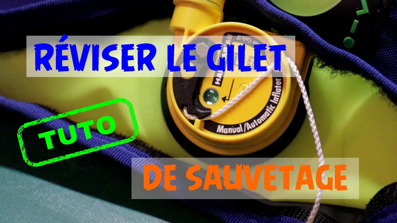 🔧 Comment vérifier et remplacer une cartouche de gilet de sauvetage gonflable🔧