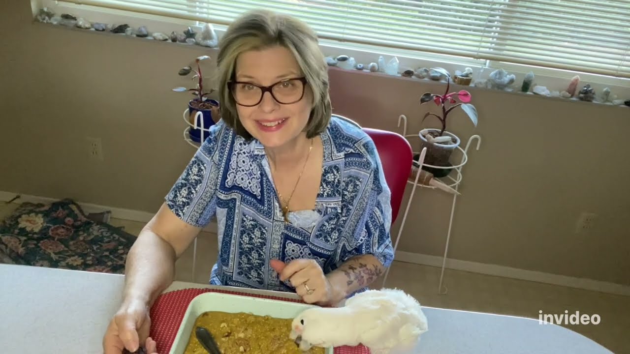 Making Bird Bread for my Goffin Cockatoo