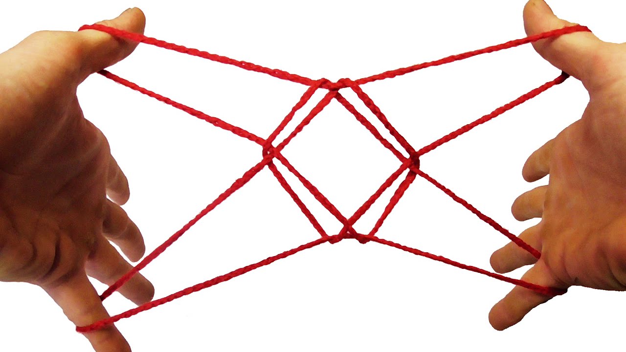 String Tricks! How To Do The Diamond String Figure Step By Step