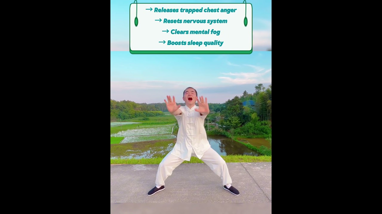 STRESS BE GONE WITH TAICHI POWER SHOUT THERAPY
