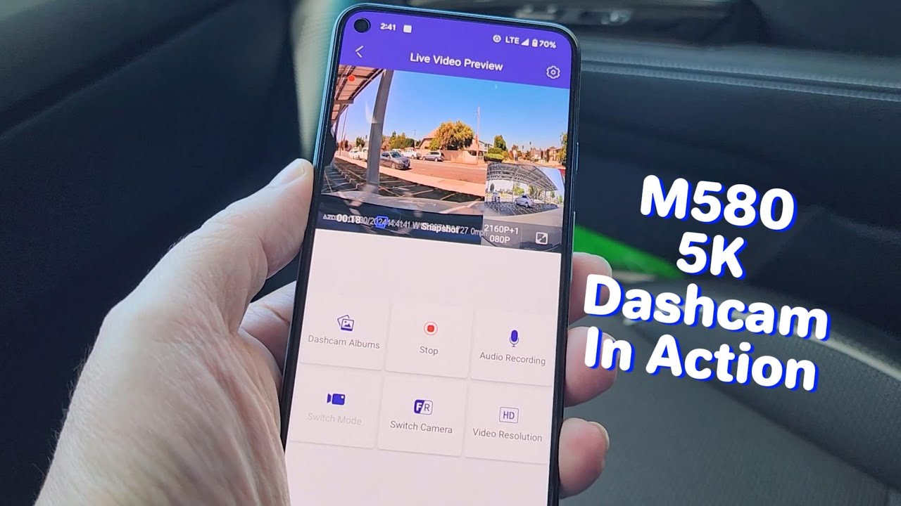 #youtube AZDOME M580 Dash Cam Review: 5K Dual Recording in Action! Thanks for @AlbertKimTV