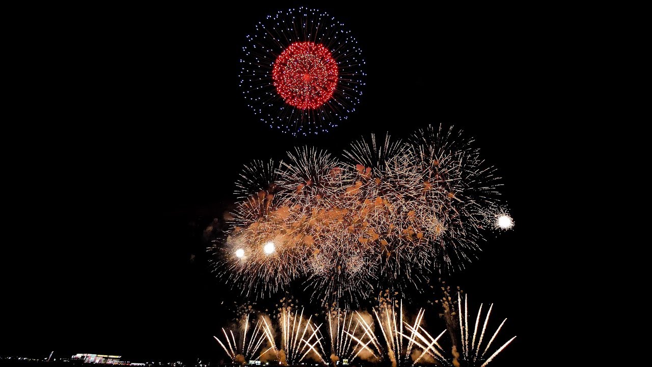 [4K60p] 2019 会津花火「みんなの花火」菅野煙火店（字幕可）