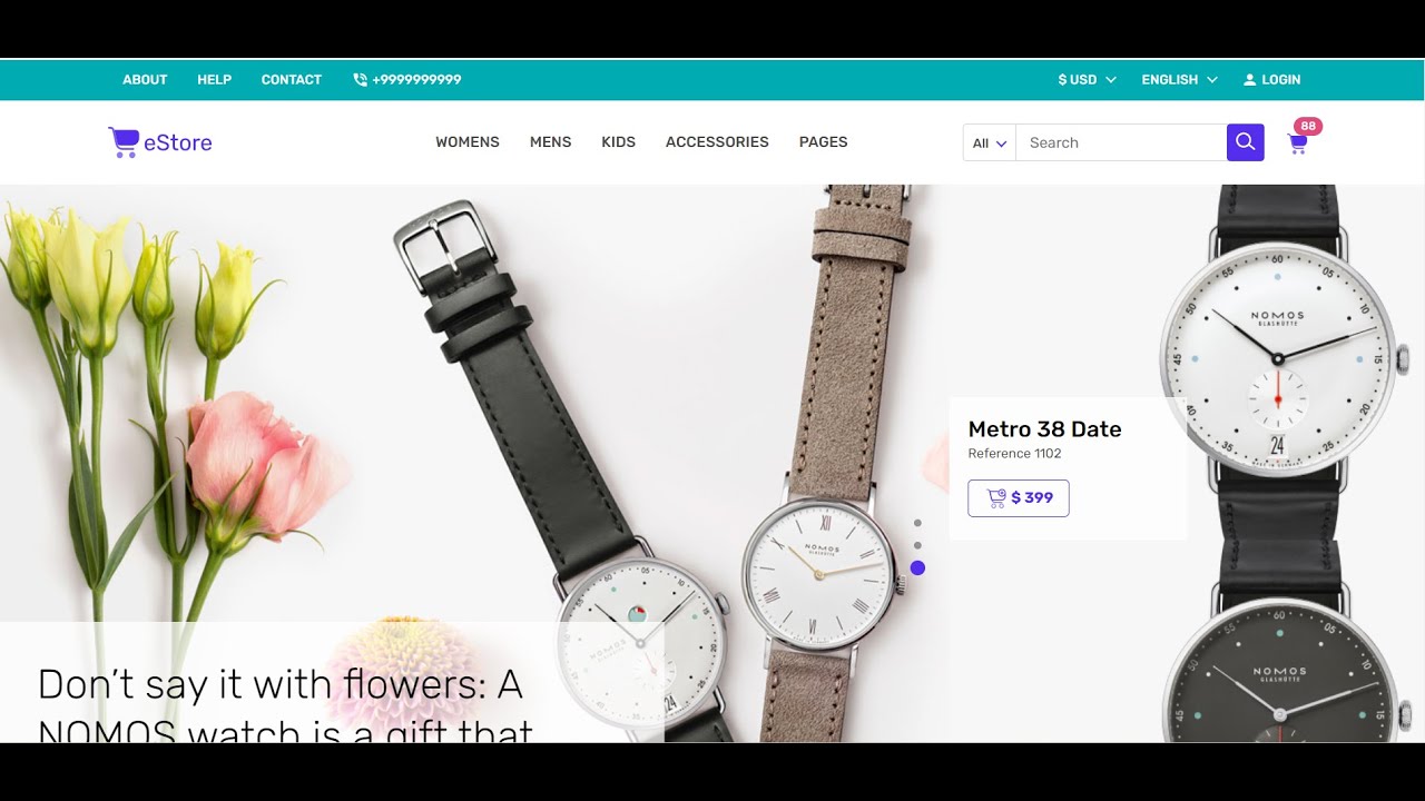 Преобразование адаптивного HTML-шаблона электронной коммерции в проект Angular 17