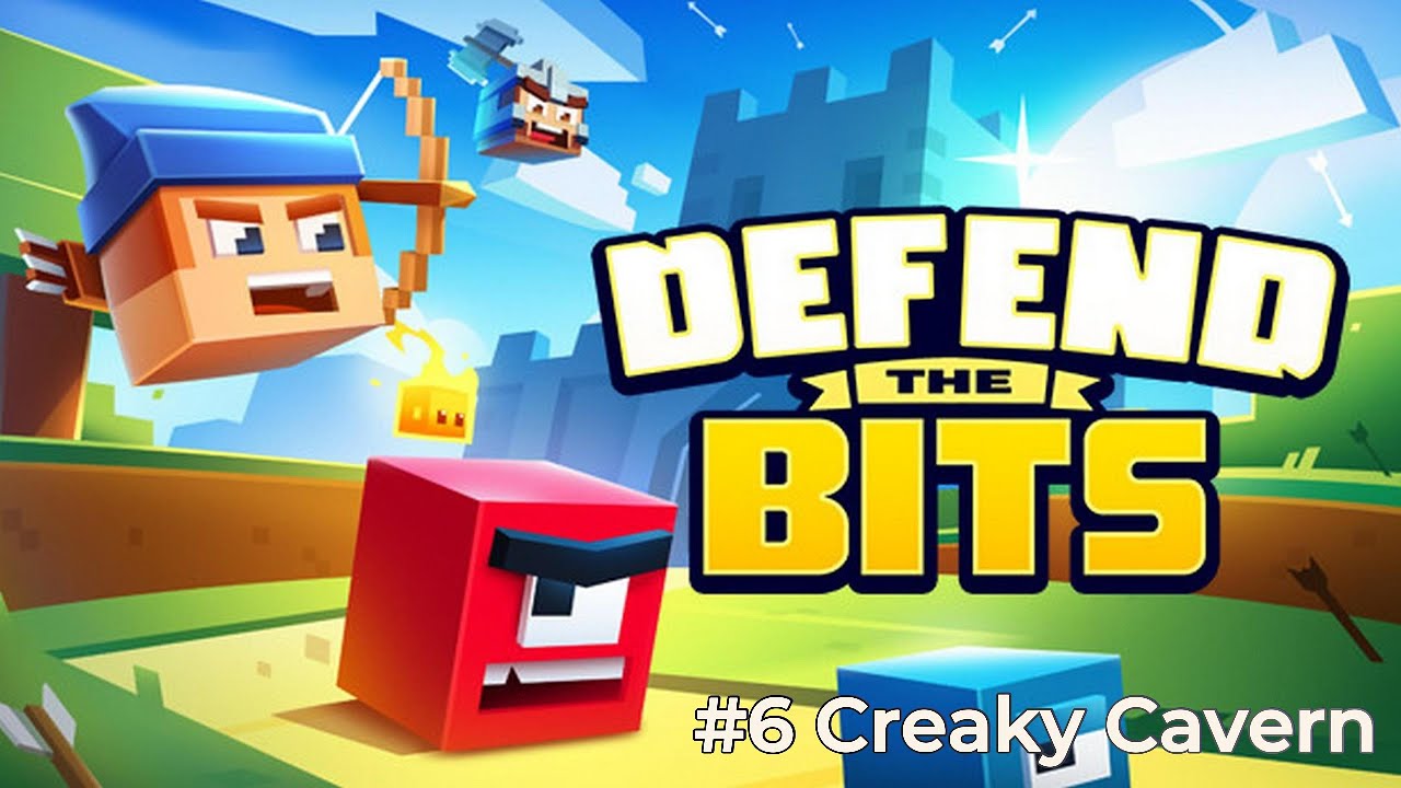 Defend The Bits TD #6 Creaky Cavern (4K30FPS)