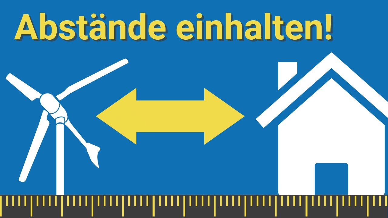Wo auf dem Grundstück die Kleinwindanlage installieren? [Abstandsregeln]