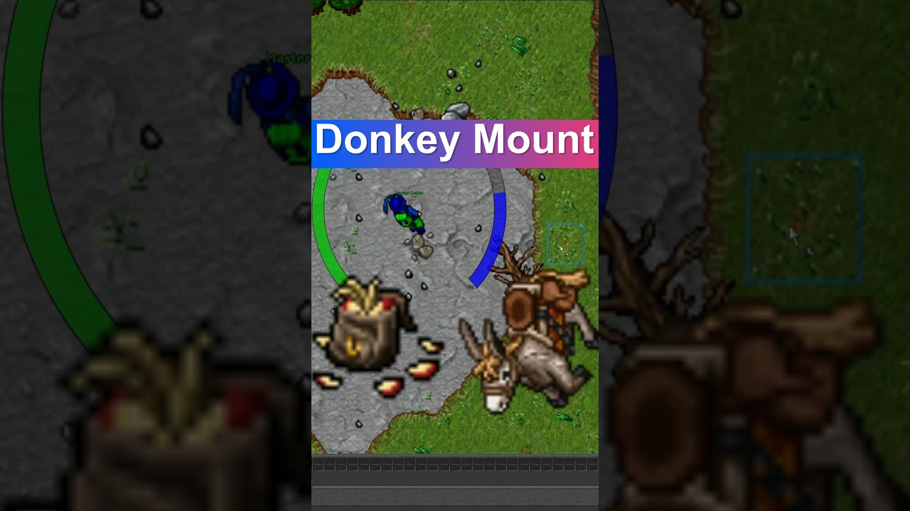 Tibia Donkey Mount Tame Item Bag of Apple Slices Thais  #tibia #tibia2025 #tibiashorts #tibiamount