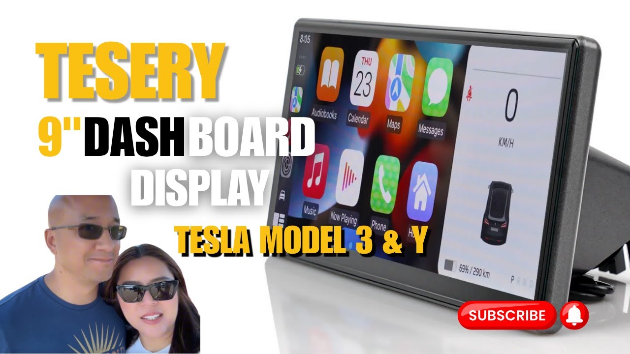TESERY 9 INCH DASHBOARD DISPLAY FOR TESLA MODEL 3 & Y